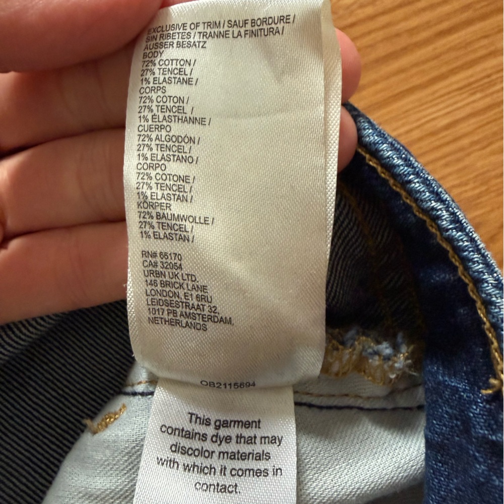 ANTHROPOLOGIE Pilcro wide leg high waisted denim jeans - Picture 4 of 4